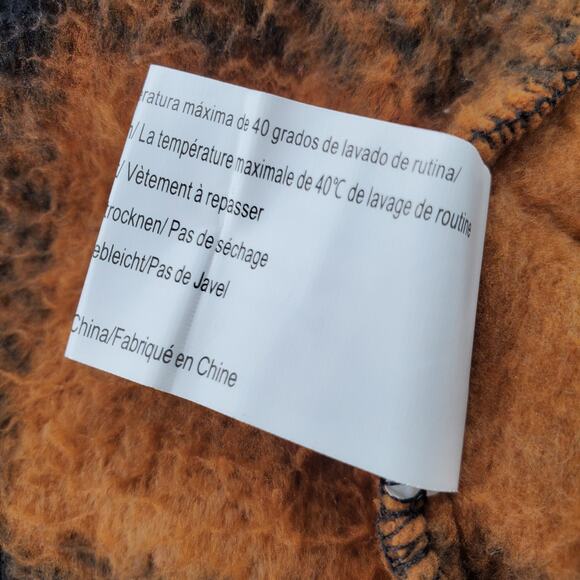 Zeagoo Womens Size‎ Medium Brown Plaid Jacket Snap Closure Pockets New - Picture 7 of 7